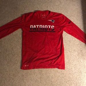 New England Patriots DRIFIT Long Sleeve Nike Shirt